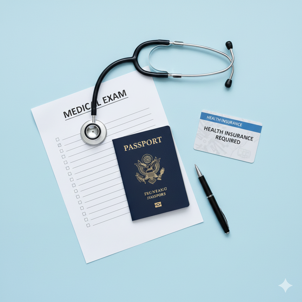 What is Temporary Visa in Saudi Arabia — Complete 2025 Guide 4 Health insurance card and medical documents required for Saudi work visa.